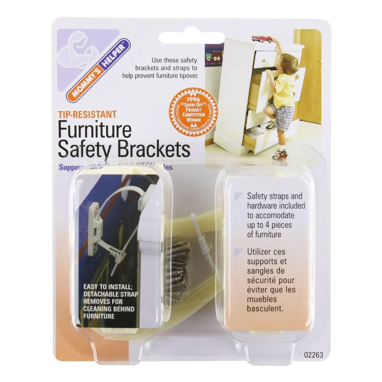 Mommy's Helper Furniture Brackets (Pack of 8)