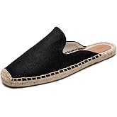 Eobzunu Men's Mule Espadrilles Shoes - Fashion Espadrilles for Men Comfort Breathable Espadrille Flats Suitable for Both Outdoor and Indoor