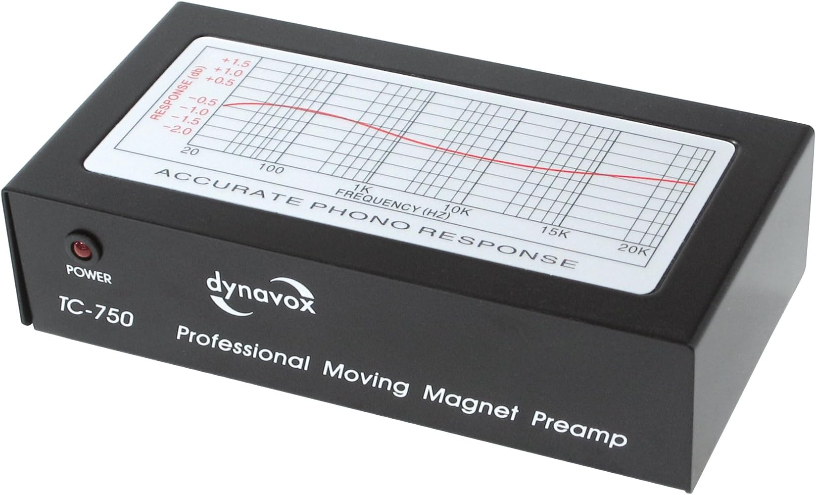 Dynavox TC 750 Phono Pre Amplifier for MM Systems Black