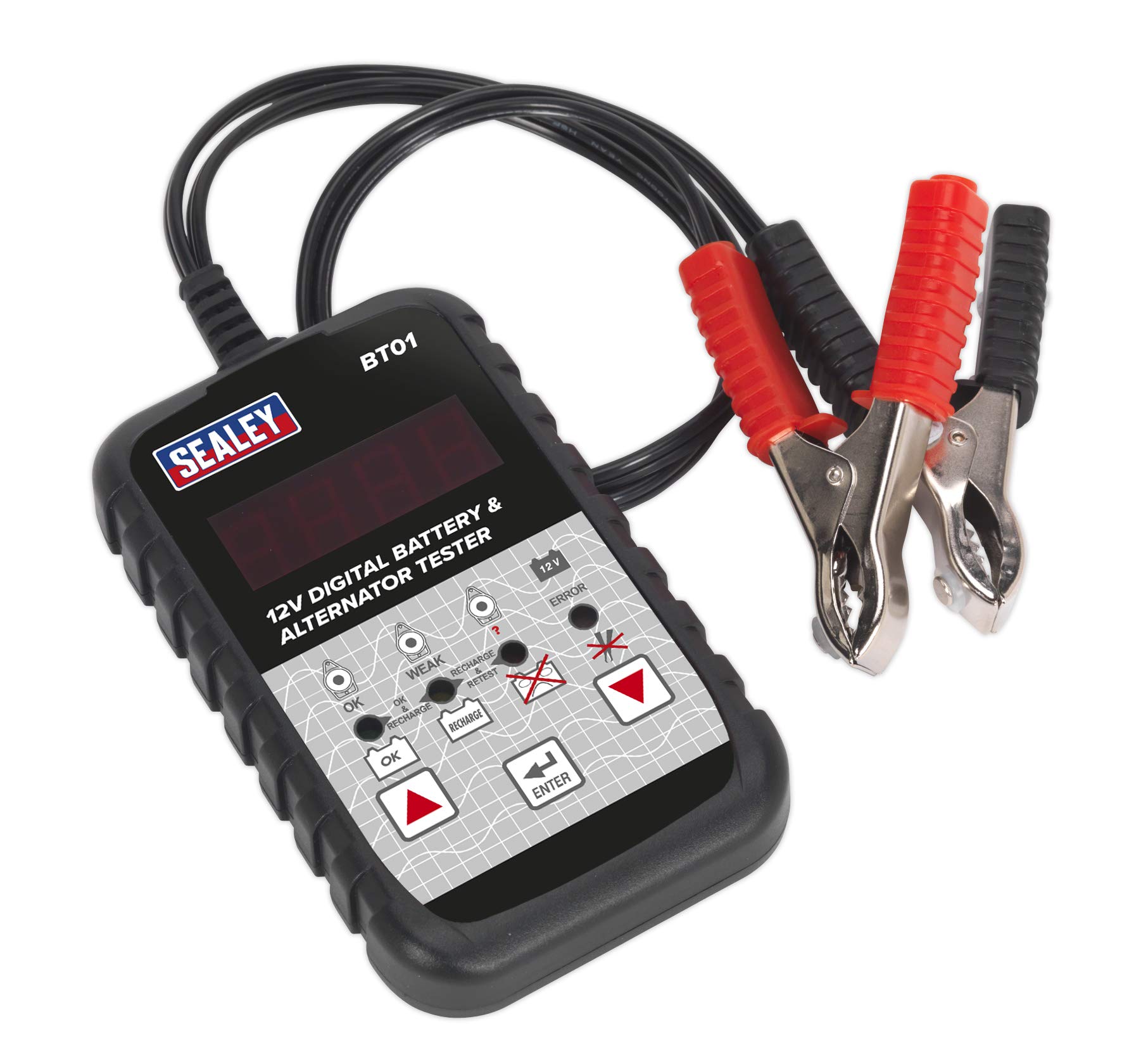 Sealey Bt01 Digital Battery & Alternator Tester 12V
