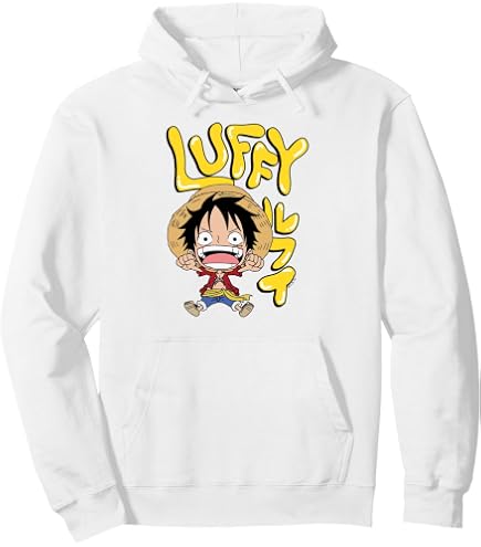 Amazon.com: One Piece Anime Monkey D. Luffy Wanted Poster Pullover