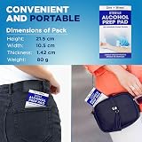 One Step 70% Isopropyl Alcohol Wipes 100 Pads Individually Wrapped Sterile view 4