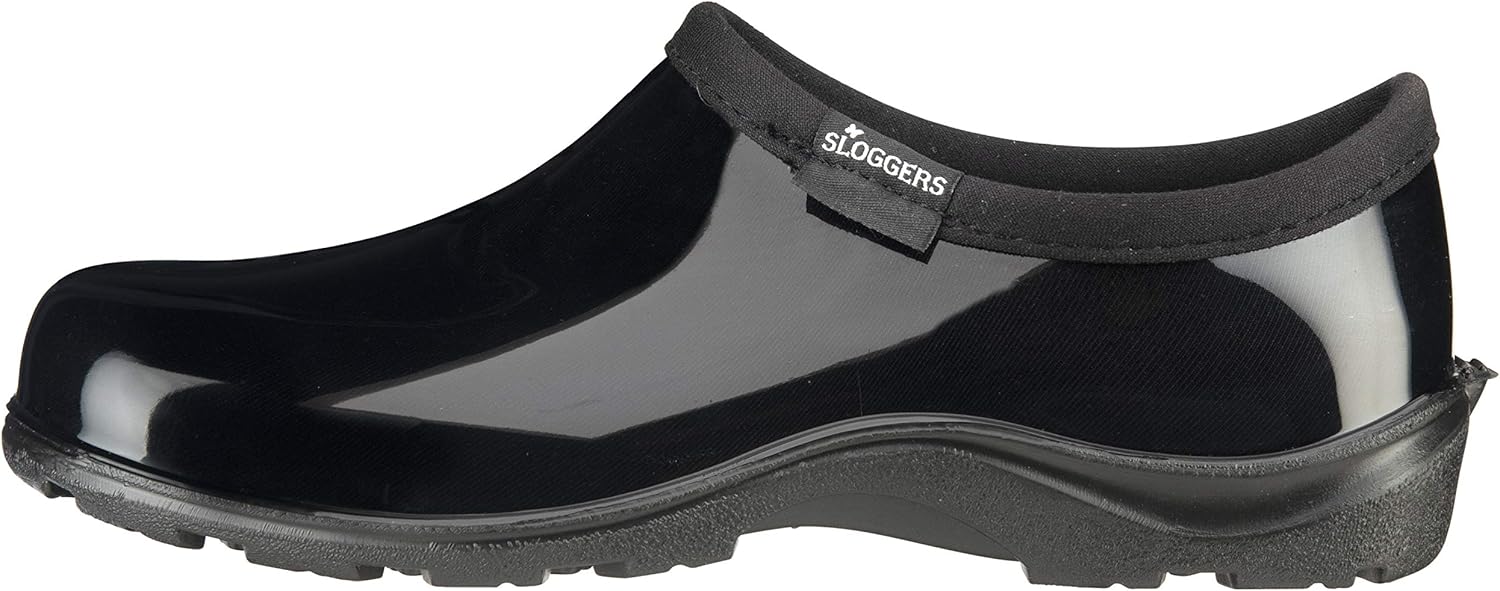 Sloggers Women's Waterproof Rain and Garden Shoe with Comfort Insole, Classic Black, Size 8, Style 5100BK08: Garden & Outdoor