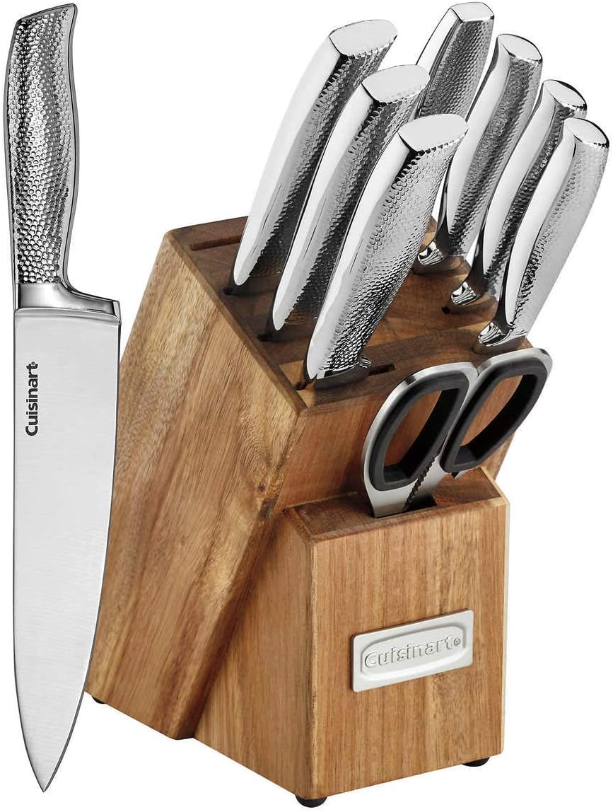 Cuisinart Elite Series Set de Cuchillos Colección Martillada 10 Piezas