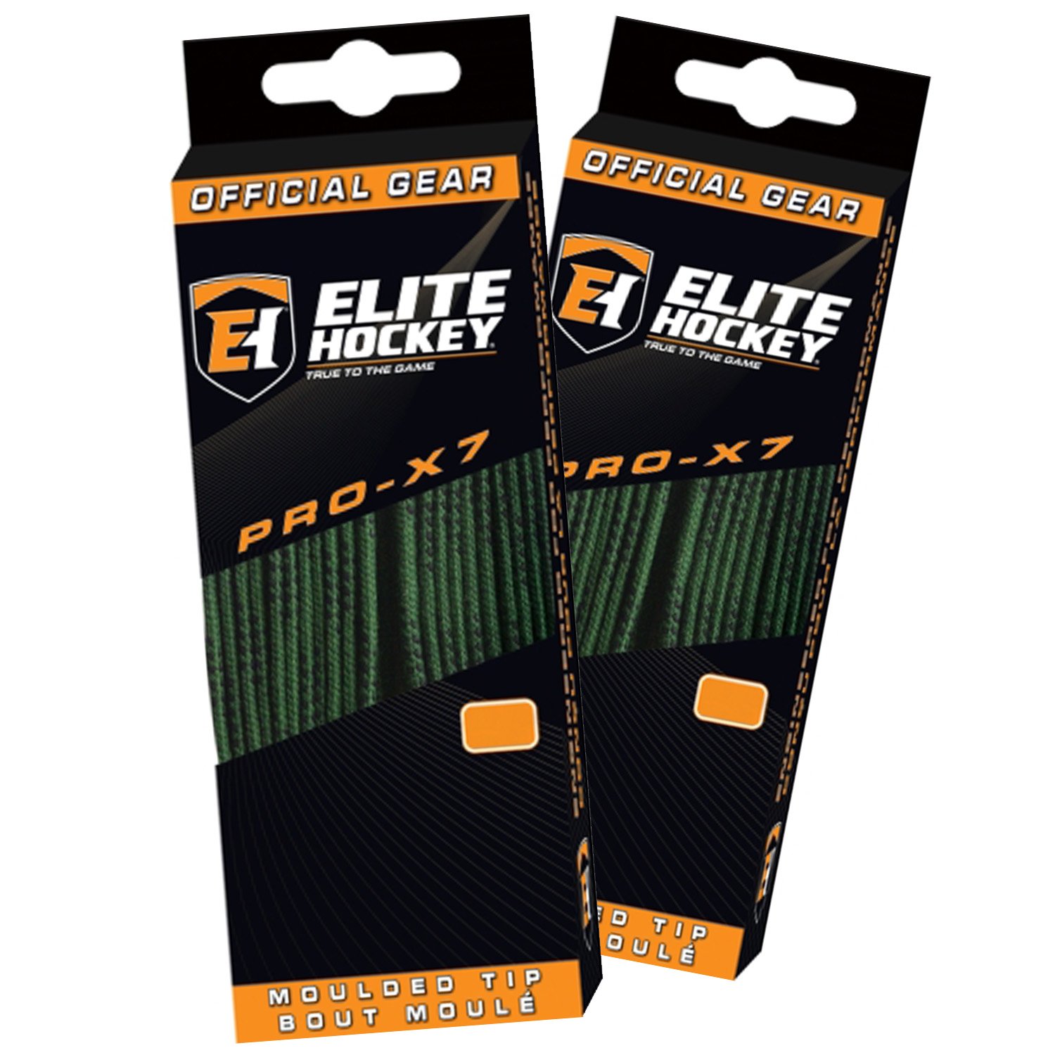 Elite Hockey Pro X7 Wide Cotton Hockey Skate Laces Set of 2 Pairs Skate