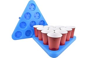 GoPong N-Ice Rack Freezable Beer Pong Rack Set, Includes 2-Racks, 3-Balls and Rules