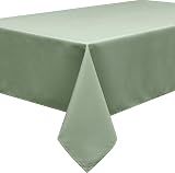 Home Direct Extra Large Rectangular Tablecloth 150x300cm Sage Green view 7