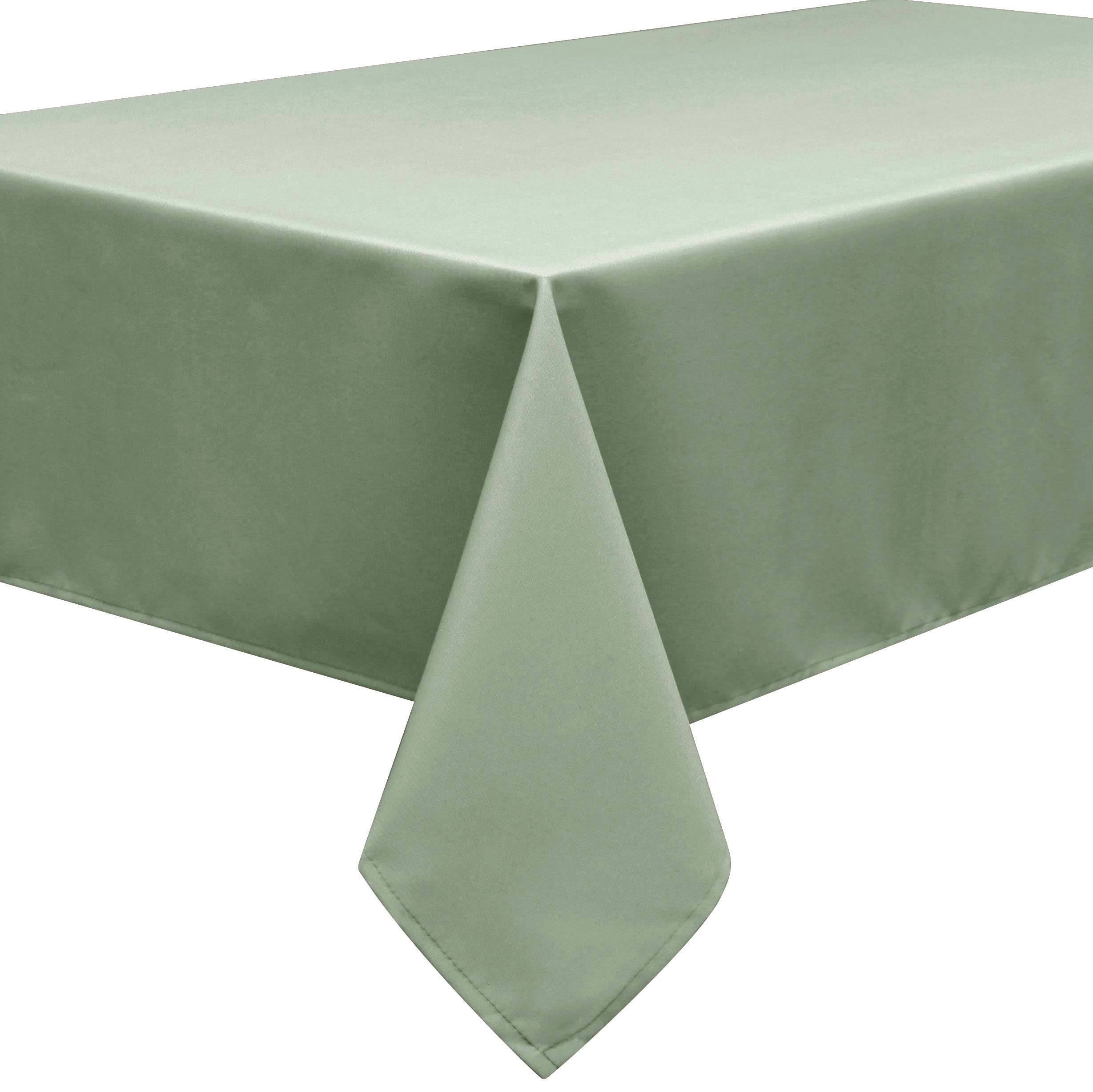 Home Direct Quality Square Fabric Tablecloth 180x180cm 70"x70" Sage Green