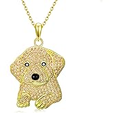 S925 Sterling Silver Dog Pendant Necklaces - 24 Breeds Corgi/Husky/Labrador/Shepherd for Women