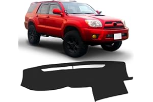 FIILINES Dash Cover for Toyota 4Runner 2003-2009, Dashboard Mat Accessories Dash Cover Sunshade Nonslip Mesh Protector No Glare Black