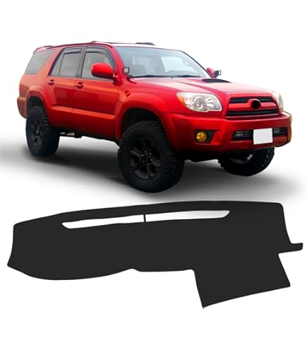 thumbnail image 2 of Custom Fit Dashboard Cover For Toyota 4Runner 2003-2009 - Sun Protection & Anti-Glare Mat (Without Dash Speaker) 2 of 7