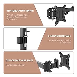 Triple Monitor Mount, 3 Monitor Desk Mount for 3
