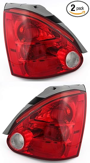 Amazon Com For Nissan Maxima Outer Tail Light 2004 2005 2006 2007 2008 Driver And Passenger Side Taillamp Assembly Replacement Automotive