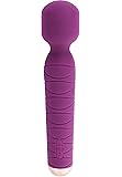 Magic Waterproof Wand Massager: Cordless Electric Massager - Handheld Massager with all Silicone Head - 10 Vibe Mode Personal Massager - USB Charged Massager Cordless for Women and Men