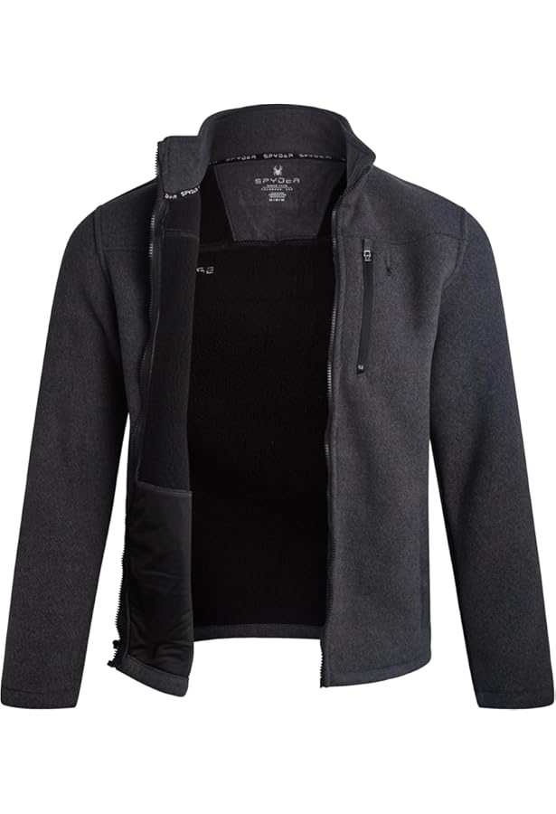 Amazon.com: Spyder Men's Raider Full Zip Sweater, Black-F20 Medium