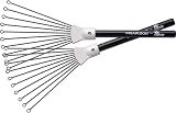 Vic Firth Dreadlocks Drum Brushes Steel Wire 10 Wires 14 in Handles view 3