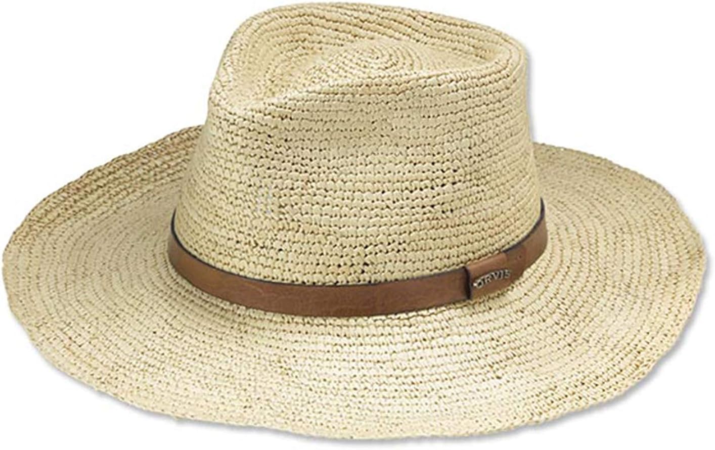 Orvis Men's Stowaway Packable Panama Hat, X Large Tan at Amazon Men’s