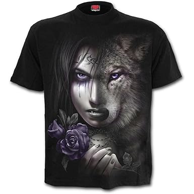 Spiral - WOLF SOUL - Herren Kurzarm T-Shirt