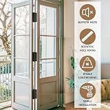 Bwintech 2 Pairs 75 x 50 x 2.0mm Matt Black Steel Fireproof Door Hinges view 5