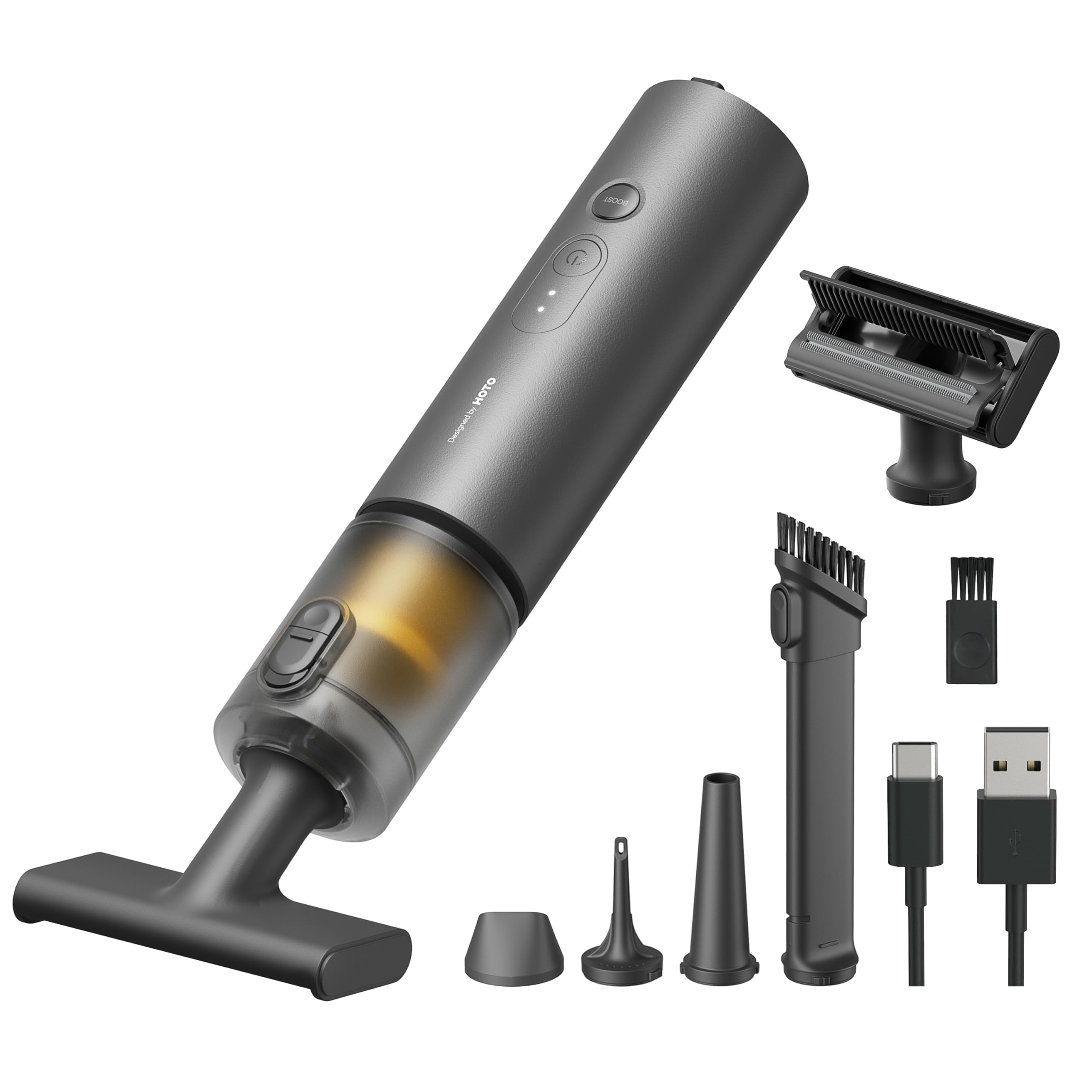 Photo 1 of ***MISSING ATTACHMENTS***
HOTO Handheld Car Vacuum Cleaner Cordless, 4-in-1 Portable Mini Vacuum with 20000Pa Strong Suction, Electric Compressed Air Duster Blower for Car, Desk, Computer, Keyboard, Home, Office Cleaning