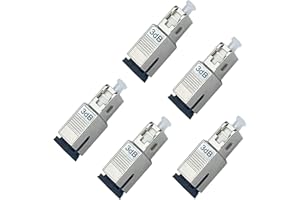 GwliUni 5Pcs 3dB SC-UPC Fiber Optic attenuator, Fiber Signal Attenuation Converter, SC Inserts Connector