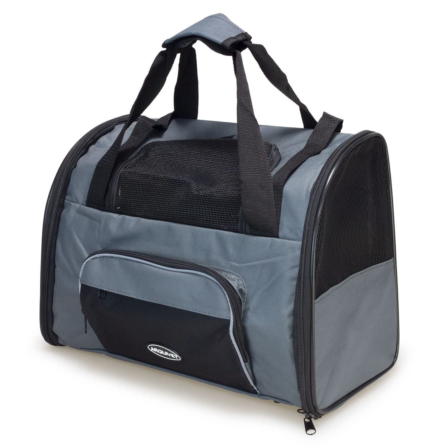 Arquivet Luxury Dog and Cat Backpack – 3 Openings – 41 x 21 x 30 cm – Carrier for Small Animals or Rodents – Accessories and Bags for Pets