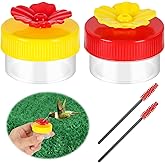 Handheld Small Hummingbird Feeders, 2pcs Mini Hummingbird Hand Feeder with Cleaning Brush, Window Plastic Humming Bird feeders for Outdoors