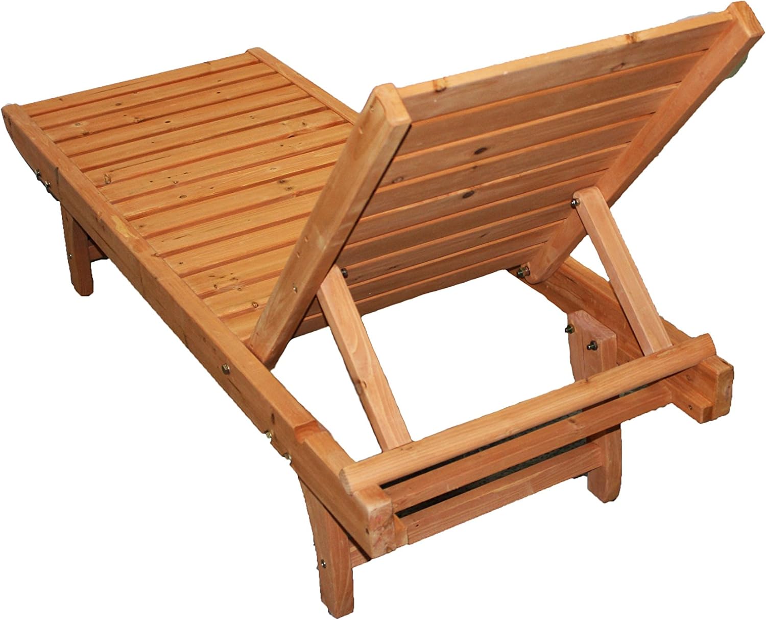 JinJiu Outdoor Wooden Chaise Lounge : Garden & Outdoor