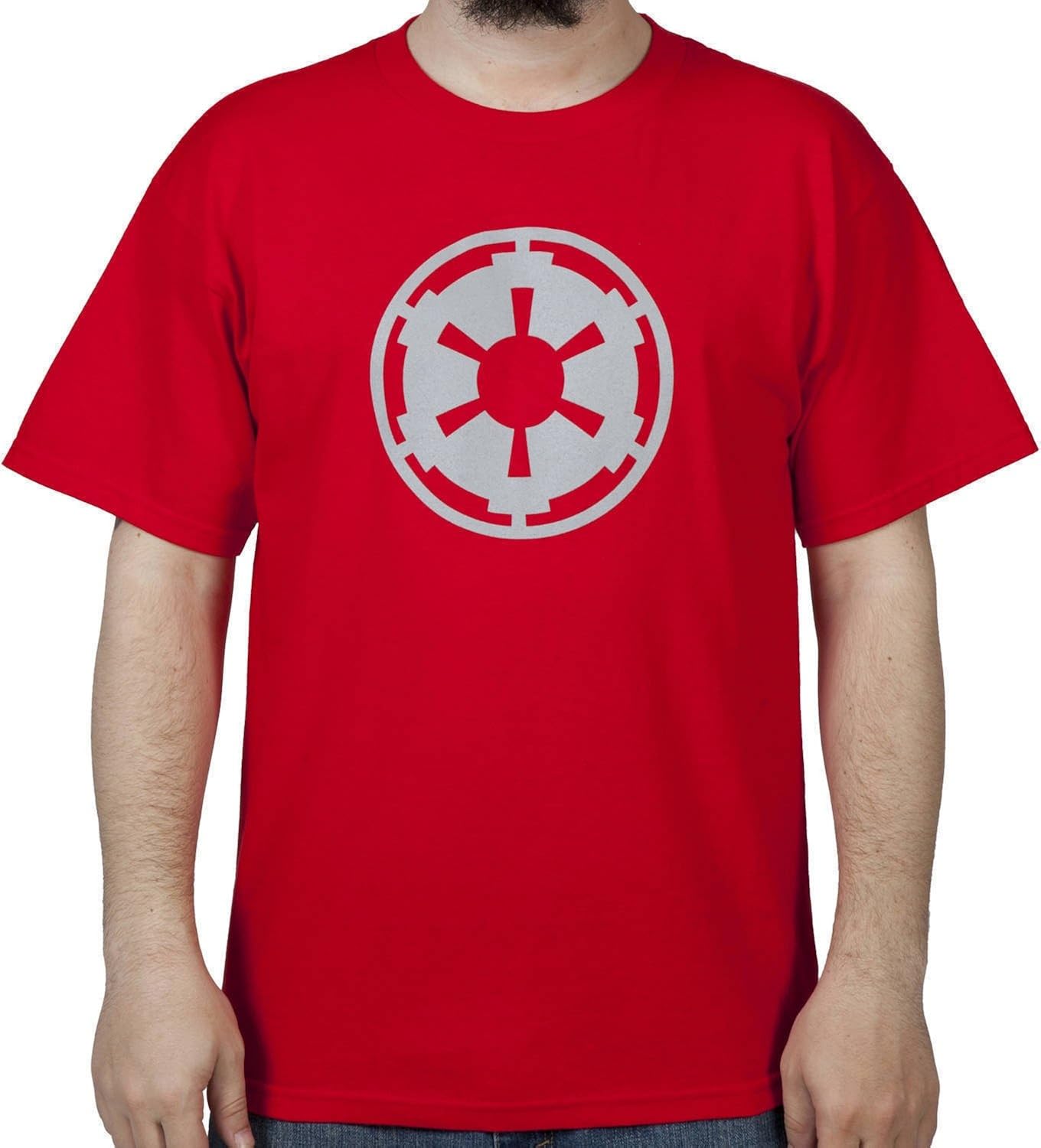Empire Logo Star Wars Men's Coll TShirt Red Small Clothing