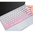 Keyboard Cover for Samsung Chromebook 4 11.6 XE310XBA-K01US K02US K03US/ Samsung Chromebook 4+ 15.6" XE350XBA / Samsung Chromebook Plus V2 12.2 / Galaxy Chromebook Go 14", Gradual Pink