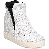 CAPE ROBIN Cape Robbin Uneek-1 Women Sequin High Top Hidden Wedge