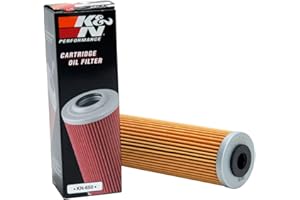K&N Motorcycle Oil Filter: High Performance, Premium, Designed to be used with Synthetic or Conventional Oils: Fits Select KTM, Husqvarna Vehicles, KN-650