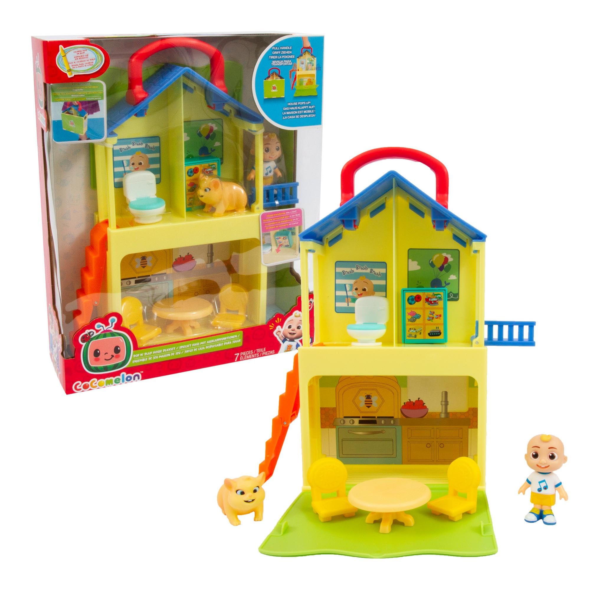 Giochi Preziosi - COCOMELON HOME Pop N Play C/JJ, Multicolor, CCM18001