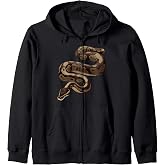 Snake Ball Python Zip Hoodie