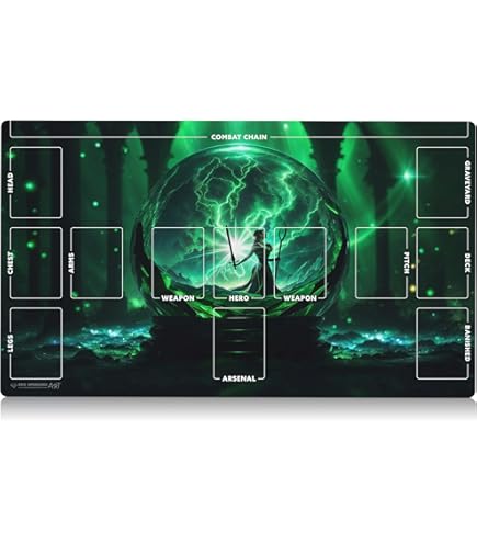 Amazon.com: FAB Playmat for Flesh and Blood Playmat with Zones TCG