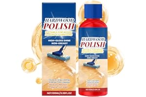 Wood Floor Polishs,100ml High Gloss Shine Restorer, Laminate Floor Polishs Cleaner, Mopping Deep, Penetrating Scratch and Cla