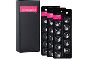 LA FEE Hearing Aid Domes for Oticon Minifit Single Vent Bass Domes 8 mm (30 Packs), Universal Domes for Oticon Hearing Aid Supplies