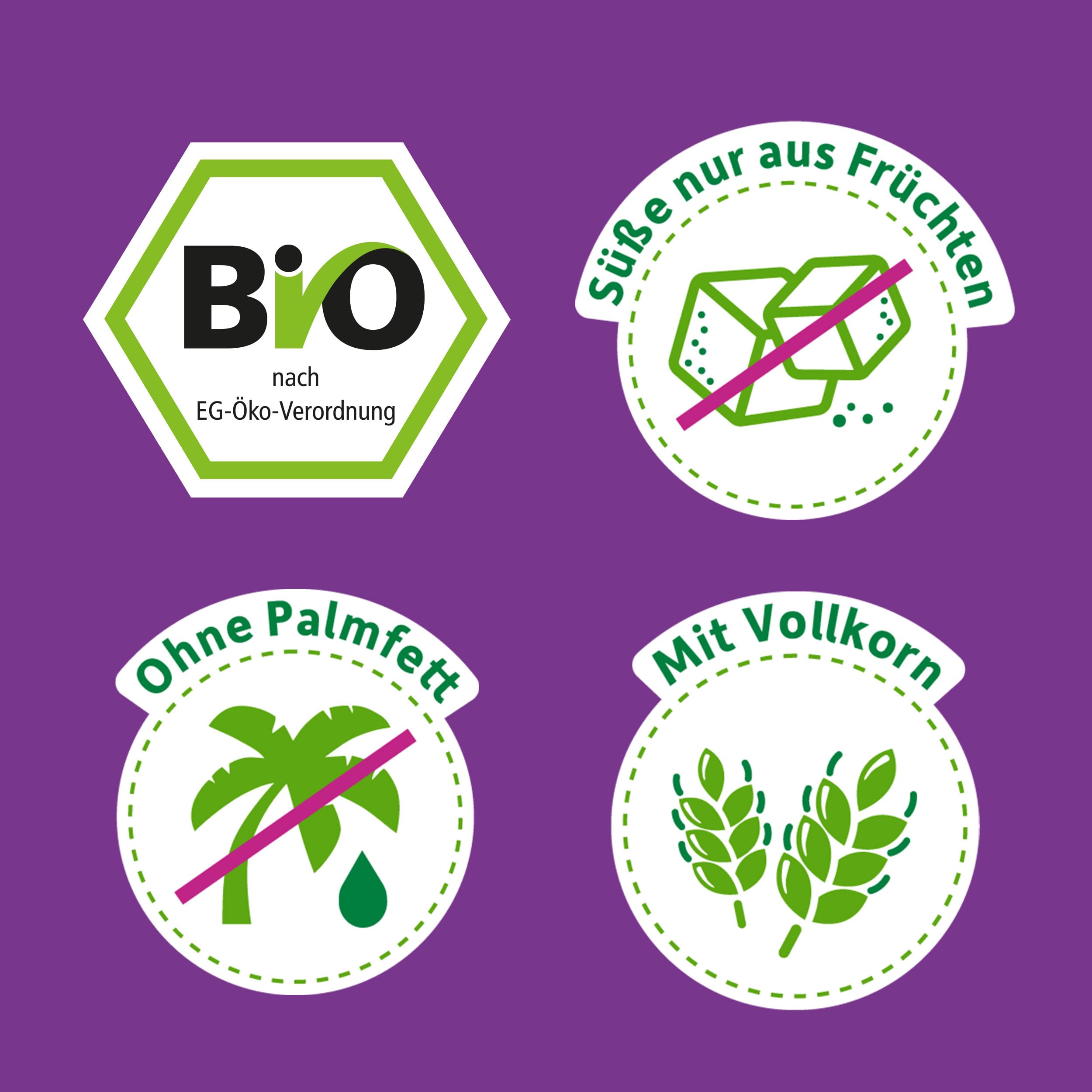 FRECHE FREUNDE Crunchy Bits Haselnuss & Kakao, Bio Knusperhäppchen mit Cremefüllung, vegan, ohne Palmfett & Aromastoffe, ohne Zucker, ideal als knuspriger Snack für Kinder, 11er Pack (11 x 30g) 8