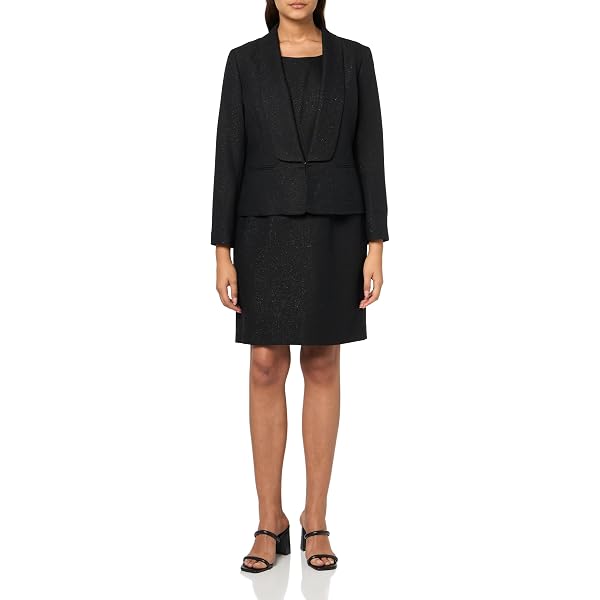 black sheath dress and jacket Formal & informal