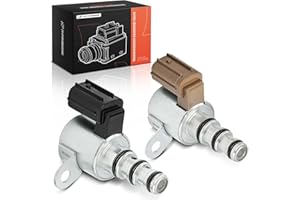 A-Premium 2-PC Set Automatic Transmission Shift Solenoid Compatible with Honda Accord 1998-2007, Odyssey 1999-2007, Pilot, Pr