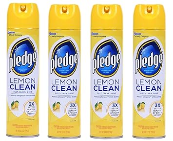 Amazon Com Pledge Lemon Scented Furniture Polish 9 7 Oz 4 Pack