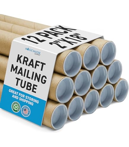 Amazon.com : ProLine 6" x 24" Kraft Heavy-Duty .125" Thick Jumbo Mailing Shipping Tubes with Caps (2) : Office Products Amazon.com : ProLine 6" x 24" Kraft Heavy-Duty .125" Thick Jumbo Mailing Shipping Tubes with Caps (2) : Office Products