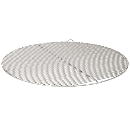 cs-trading Edelstahl Grillrost, rund, Verschiedene Größen zur Auswahl, für Holzkohlegrill, Gasgrill, Kugelgrill und mehr (Ø 8
