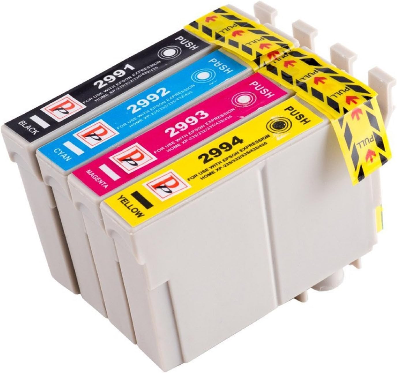 Accessory Land Compatible Ink Cartridge Replacement for Epson XP-235 XP-332 XP-335 XP-432 XP-435 (Black/Cyan/Magenta/Yellow, 4-Pack)