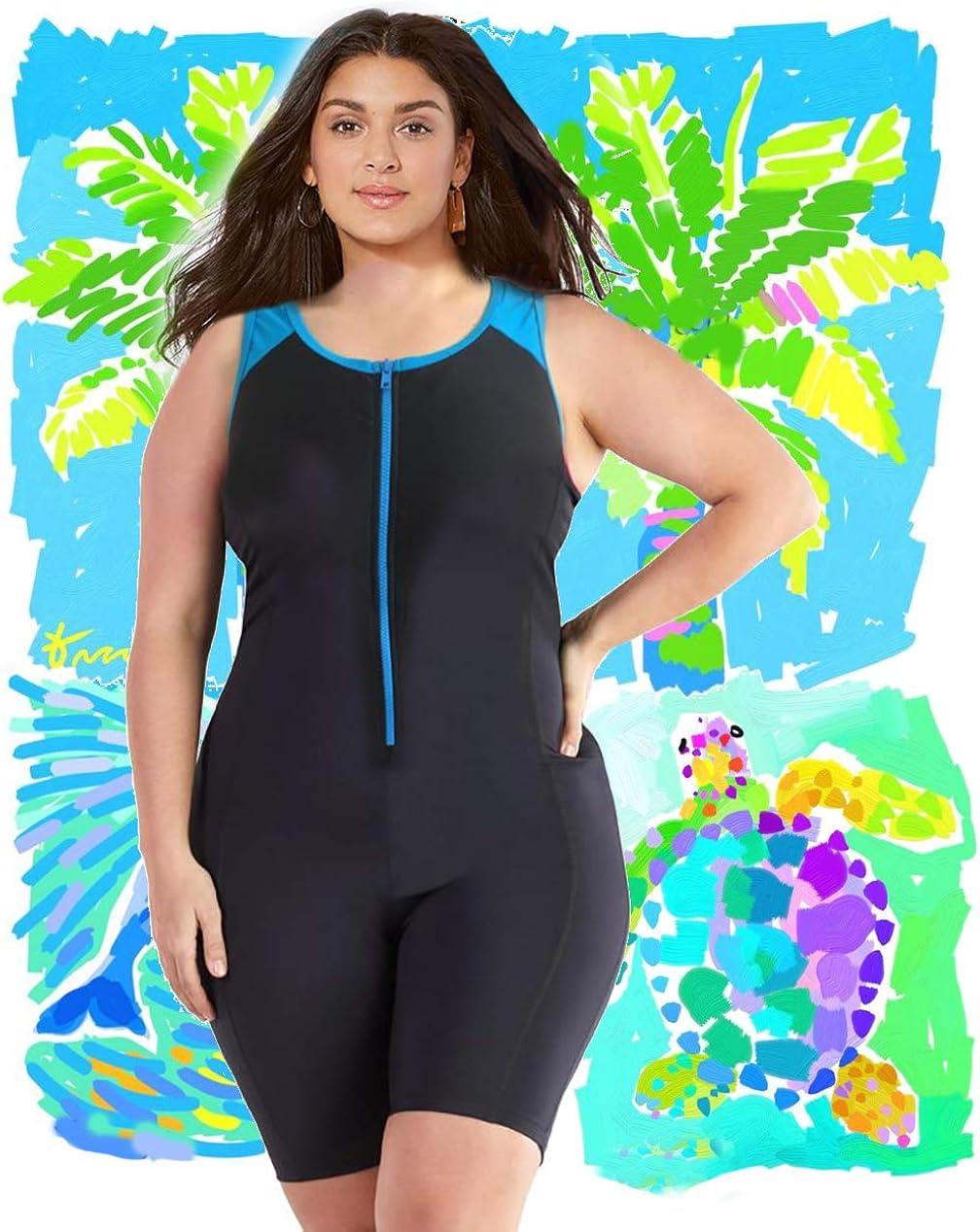 Plus size aquatard Clearance