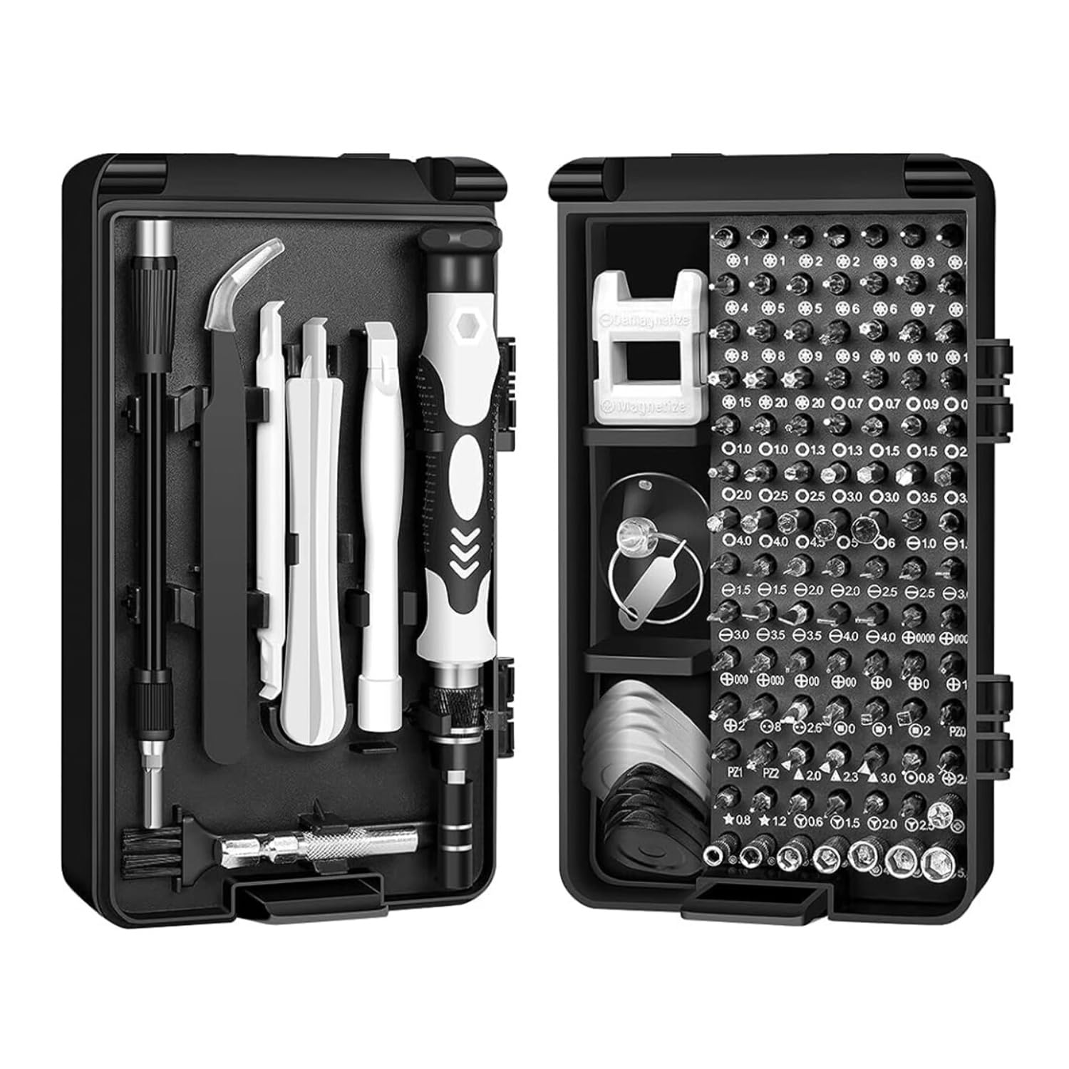 QWORK® 115 in 1 Precision Screwdriver Set Magnetic Screw Driver Set Professional Repair Tool Kit for Mobile Phone/Tablet/Computer/Watch/Camera/Eyeglasses/Other Electronic Devices