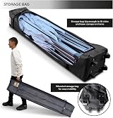 Gorilla Gazebo 3x3m Pop Up Waterproof Heavy Duty with Leg Weights Bag view 5
