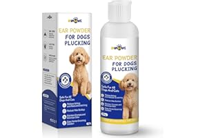 Dog Ear Powder for Hair Removal,Ear Cleaner for Itching,Infection Treatment for Poodles, Doodles