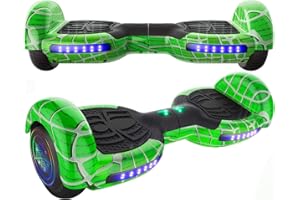 Emaxusa Hoverboard for Kids, with Bluetooth Speaker and LED Lights 6.5" Self Balancing Scooter Hoverboard for Kids Ages 6-12