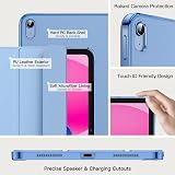 JETech Case for iPad 11th 10th Gen 11 10.9 Inch 2025 2022 Slim Smart Cover Blue view 3